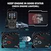 OBD2 Scanner Diagnostic Tool, Check Engine Code Reader OBD2 Scanner with Reset, Mode 6, Mode 8 & I/M Readiness, Auto Check Engin