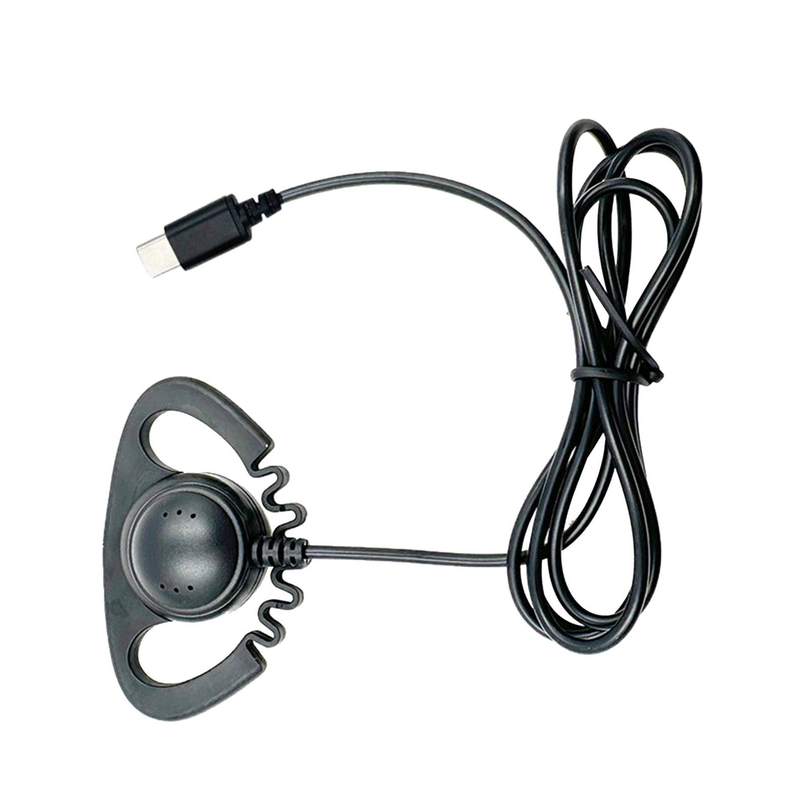 

Односторонние наушники-вкладыши, стереонаушники с креплением на ухо, съемные, USB C/3,5 мм для ПК, смартфонов, MP3, MP4-плееров, ноутбуков D