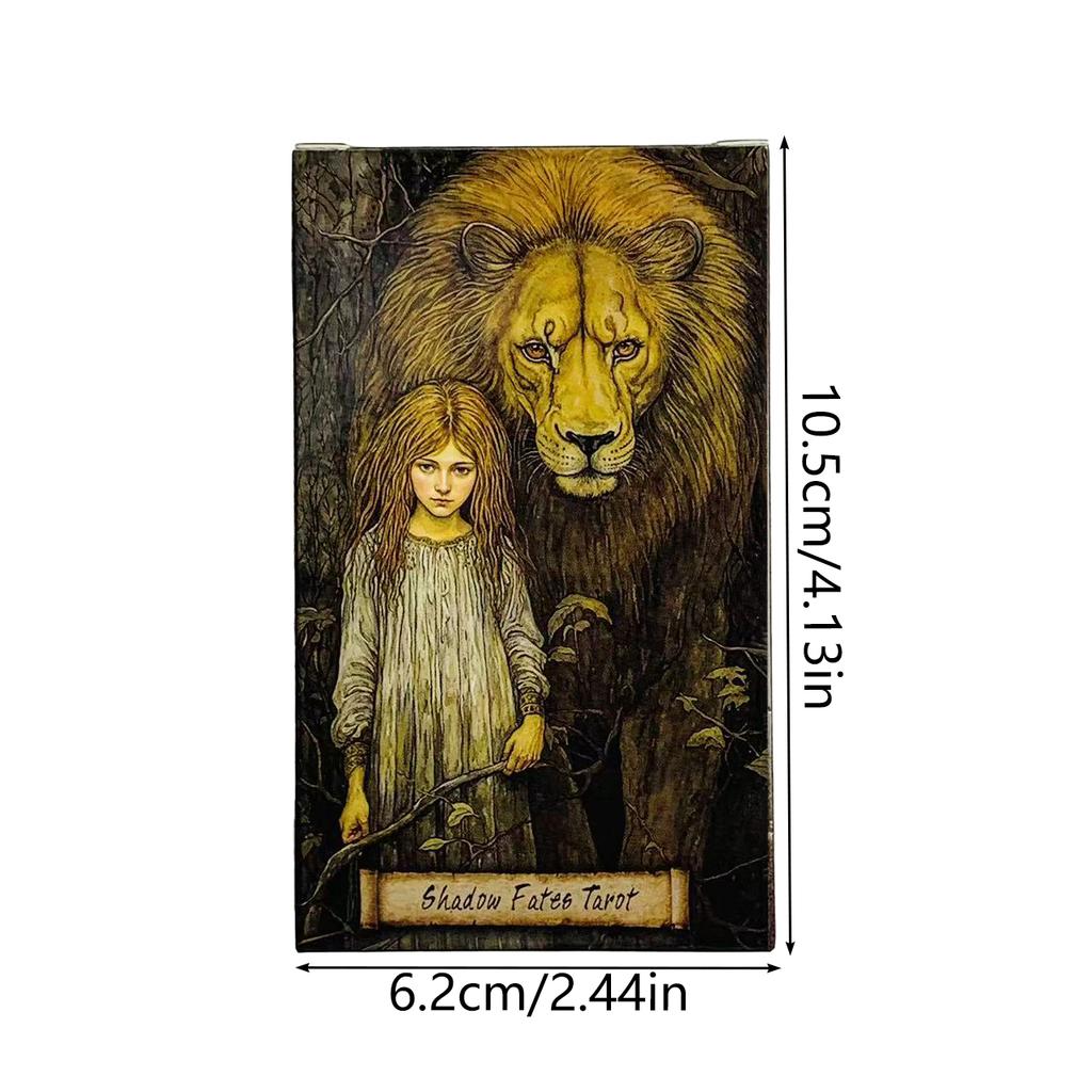 Shadow Fates Tarot Deck English Version Of The Prediction and Divination Game Cards,Holiday Games Halloween and Christmas Gifts