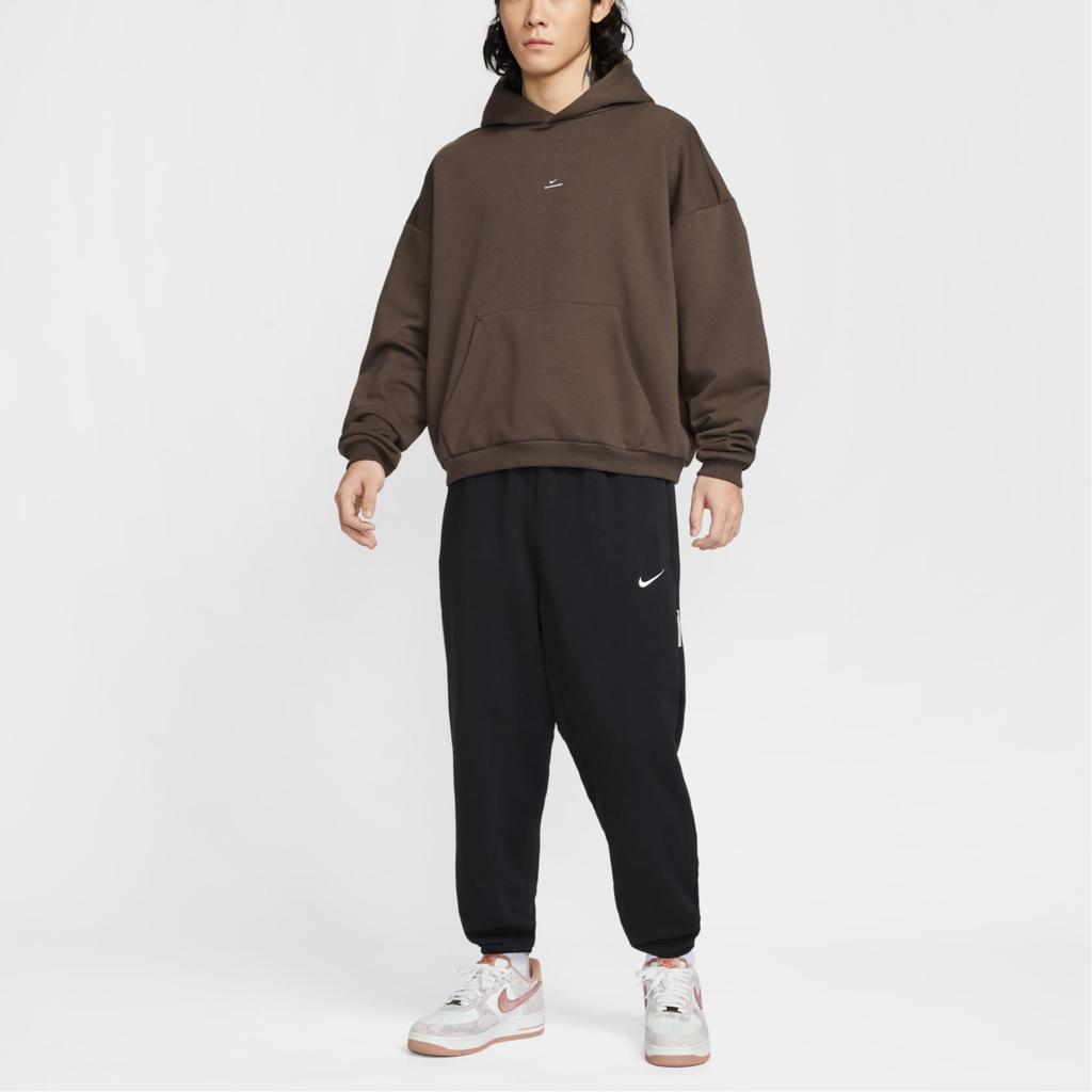 Nike Standard Issue Therma-FIT Men's Fleece Basketball Hoodie Brown IM5919-237