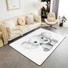 Erosebridal Nursery Jungle Animal Kids Area Rug 4'11" x 3'3" | Safari Elephant Giraffe Carpet for Boys Girls Cartoon Koala Lion Indoor Floor