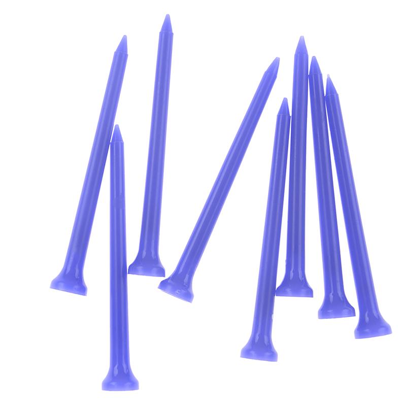 30 Stück/Packung Kunststoff-Golf-Tees, mehrfarbig, 8,3 cm, Kunststoff-Golf-Tee-Zubehör