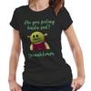 Nanalan Tshirt Are You Feeling Kinda Sad Semi Fitted Ladies Cute Peepo Meme