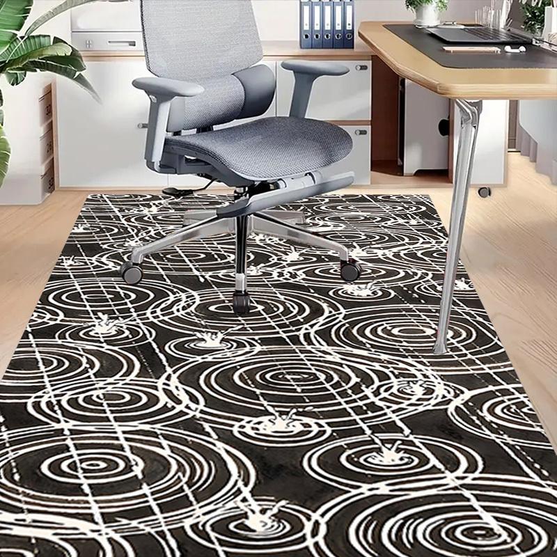 1PC Circles Pattern Extra Large Non Slip Floor carpet, Office, family, bedroom Large Area Rug Indoor Rugs, Vibrant Colors