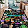 Gamer Pattern Rug, Indoor/Outdoor Mat, for Picnic, Gameroom, Bedroom, Office, Living Room, Home Decor Carpet, Birthday Gift