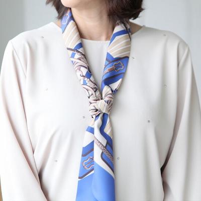 Shiz Madam Chain Tie Twilly Scarf 5 Colors A42339
