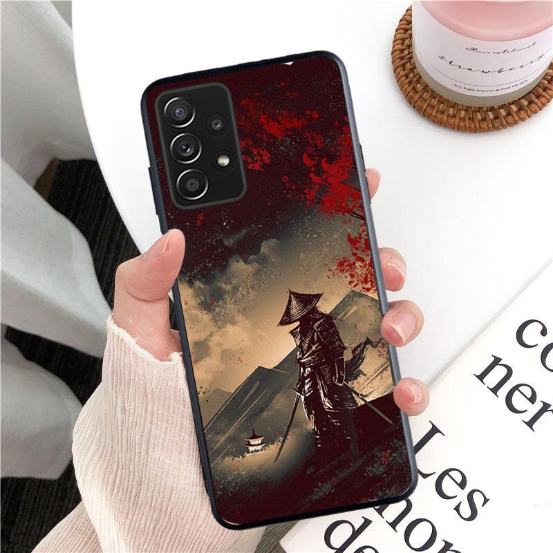 Japanese Samurai Phone Case for Samsung Galaxy A13 A22 A12 A32 A71 A11 A21S A33 A52 A72 A51 A50 A70 A31 M31 Funda Coque Case