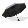 1pc My Little Pony Automatic Folding Umbrella Portable Tri-Fold Design with 8-Bone Iron Frame, Outdoor for Fans, Travelers, Daily Use, Gift for All Oc