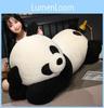 Plush Adorable Panda Cartoon Lounging Soft Plush Toy Kids Bedtime Gift Doll