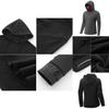 Comfortable Men's Drawstring Pullover Hoodie Sweater With Moisture Wicking