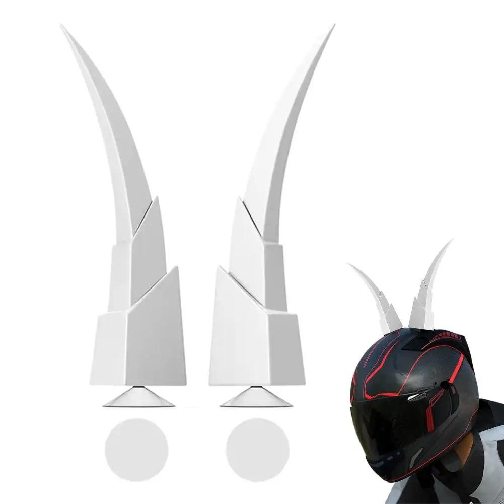 1Pair Motorcycle Helmet Devil Horns Decor Universal Suction Cup Bull Horns for Motorbike, Electric Scooter & Bike Helmet St T1V9