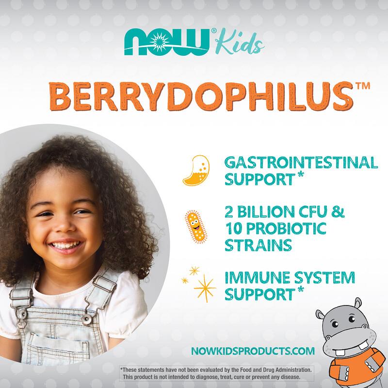Kids, Berry Dophilus™ Chewables, 120 Chewables