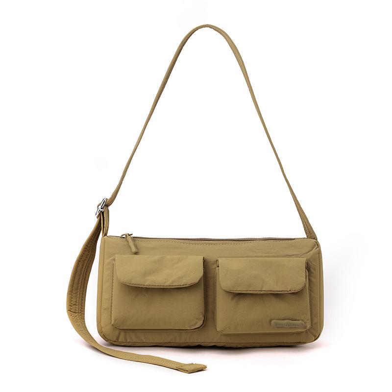 

Новая женская сумка-локомотив из нейлоновой ткани для отдыха, поездок на работу, литературная, милая сумка через плечо хаки