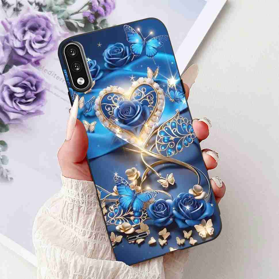 For LG K22 2020 Casing 6.2" Floral Pattern Cover Silicone Soft TPU For LG K 22 K22 LGK22 Cases Screen Protectors Coque Fundas