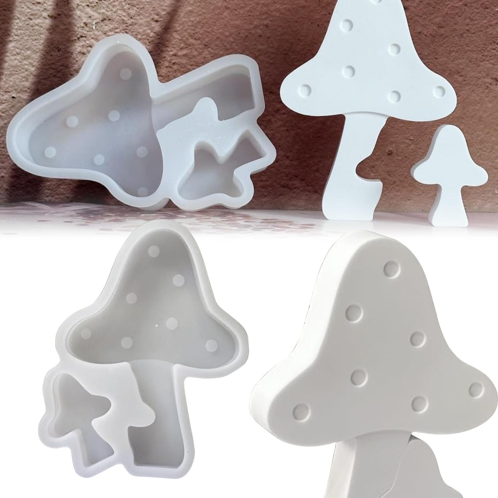 Mushroom Silicone Mold DIY Casting Mold Plaster Mold for DIY Autumn Decoration Candles China Mainland