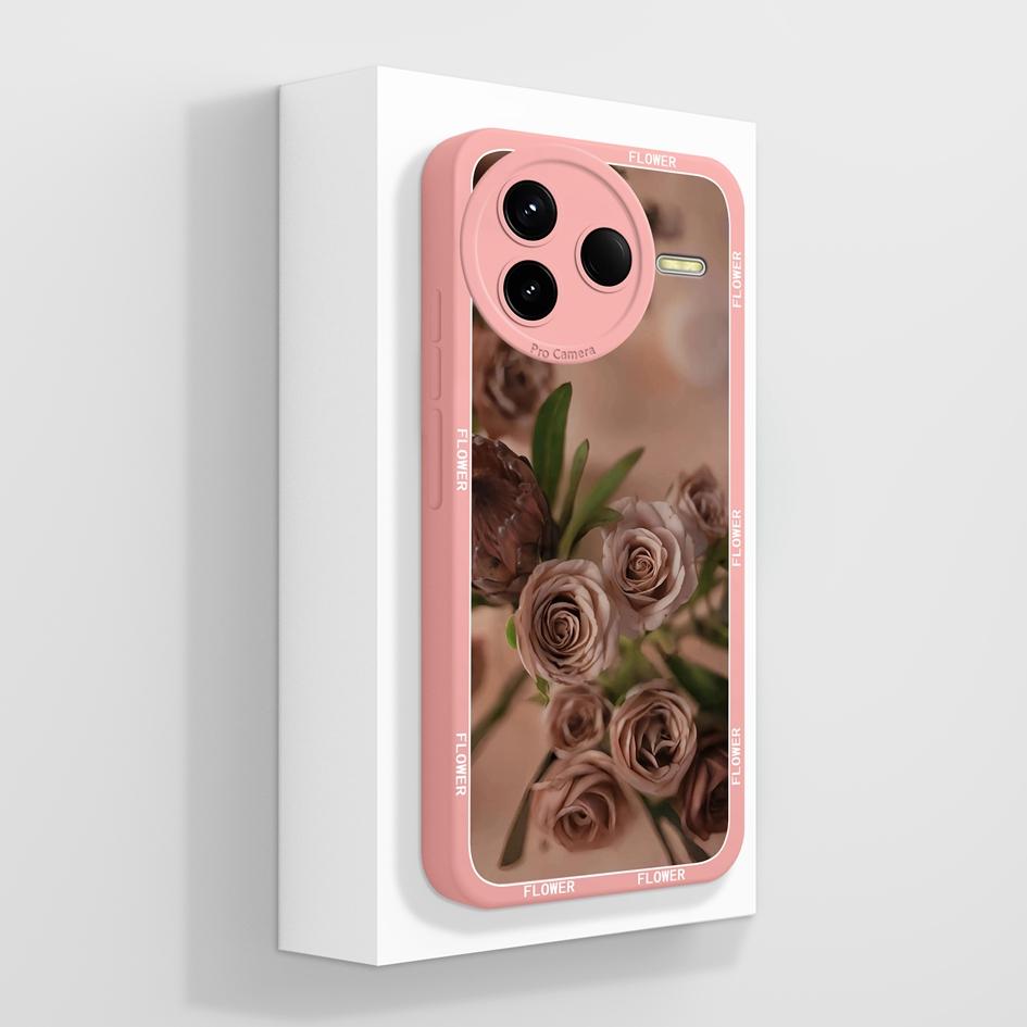 For Redmi K80 K30 K30i K30S K40 K40S K50 K60 K60E K70 K70E Pro Gaming Ultra Turbo 3 4 Case Pretty Flower Soft Silicone Shockproof Shell For Redmi Capa