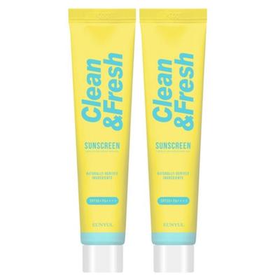 Eunyul Clean & Fresh Sunscreen SPF50+ PA++++ 50g*2Pcs