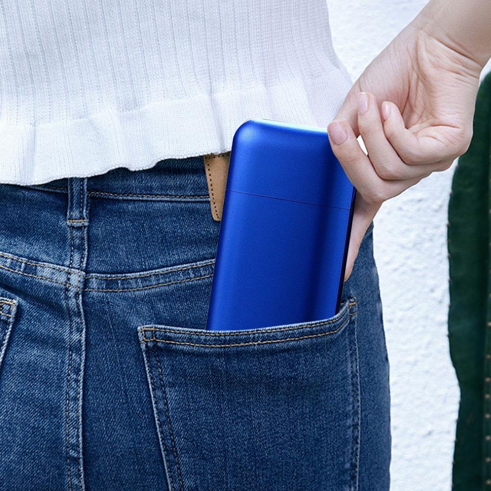 Cigarette Case Adjustable Cigarette Box Portable Mini Cigarette Case Moisture-proof Holds 10 Cigarette for Outdoor Travel
