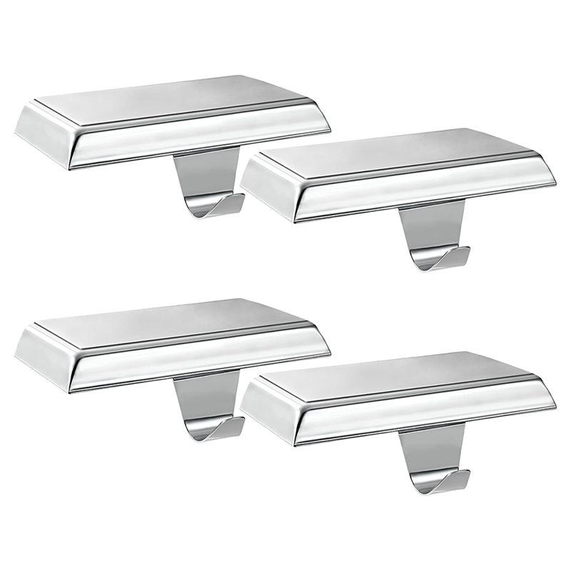 

Fireplace Hook For Christmas Stocking Rack Metal Mantel Hook Pendant Base For Christmas Party Decorations