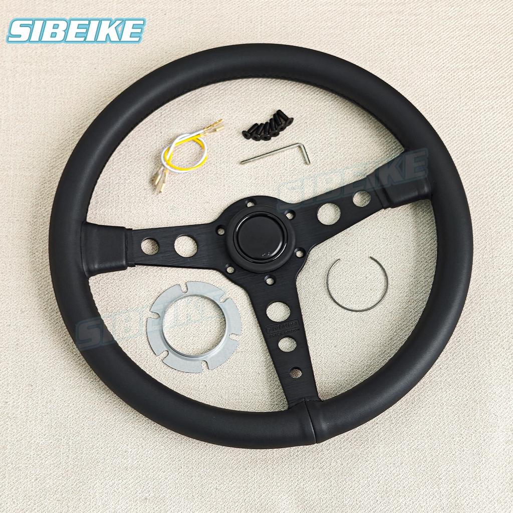 JDM Prototipo Black Edition Steering Wheel Universal Racing Car Sports Drift Steering Wheel