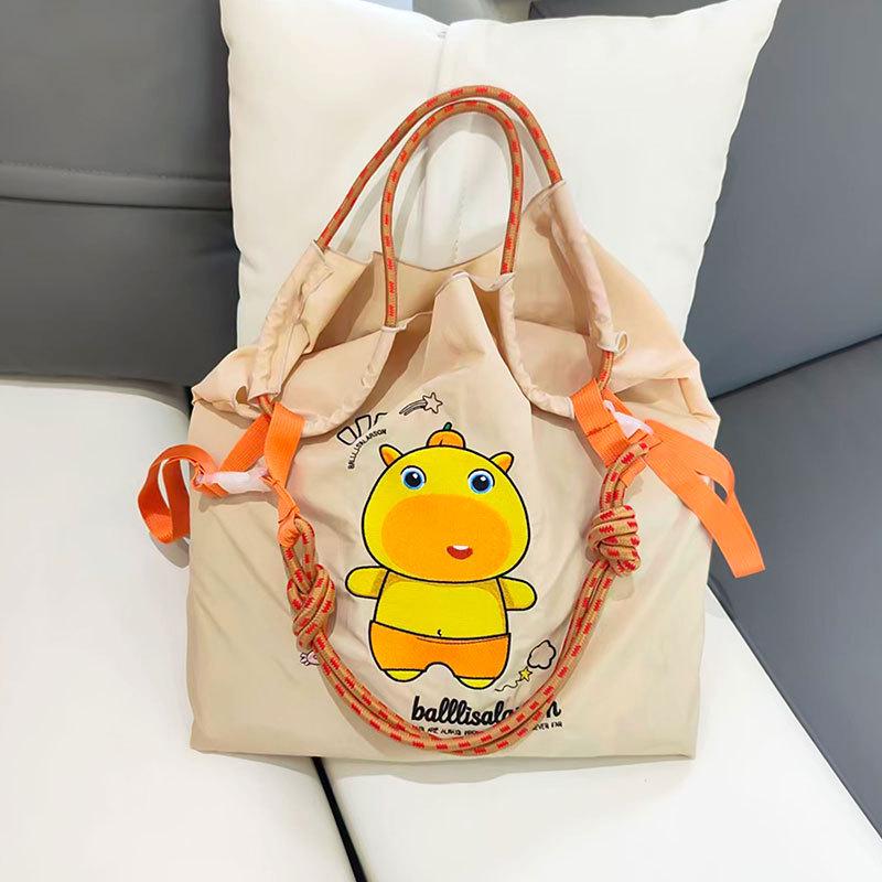 Individuell bestickte Canvas-Tragetasche - Große Umhängetasche für Handy & Einkäufe für Damen