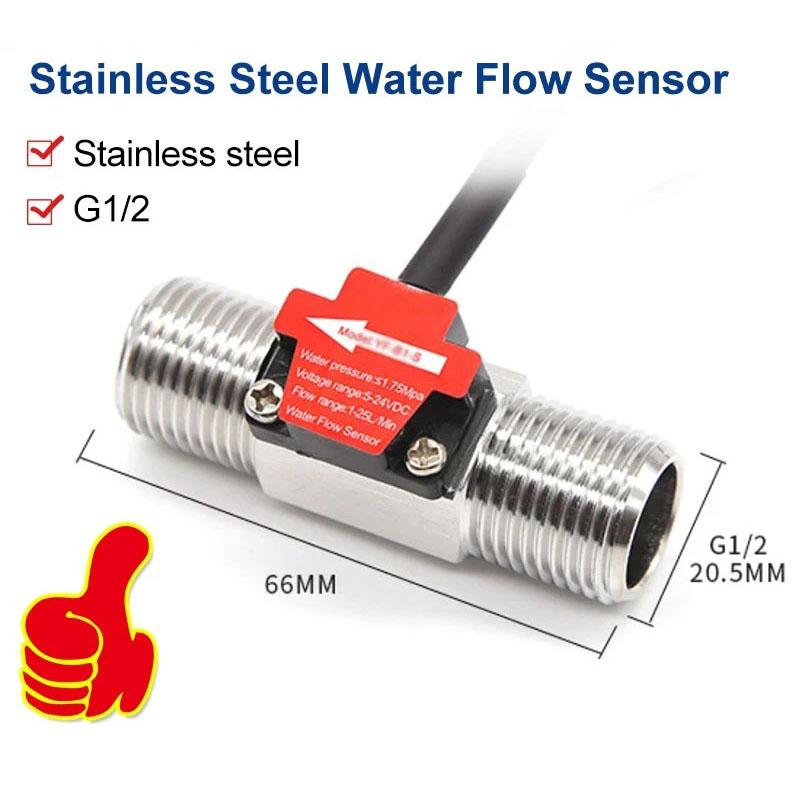Intelligent flowmeter Table 1-inch water flow sensor measuring flow temperature flow velocity integrated flowmeter