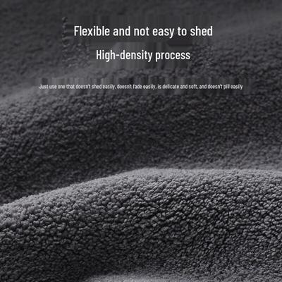 JINGRUIXIANG Double-Sided Coral Fleece Car Towel