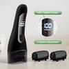 Electric Foot Callus Remover, LED Light & Display Electric Foot File, Rechargeable Waterproof Electric Foot Filer, 3 Replacement Rollers & USB-C