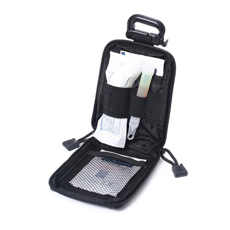 Custodia Tattica EDC Piccola Borsa Multiuso Organizer Multi Tasche per Escursionismo Outdoor Campeggio Pesca Ciclismo