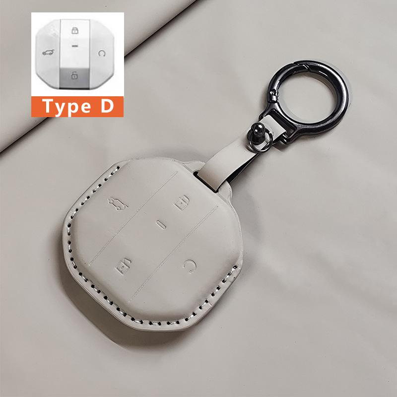 Car Remote Key Case Cover for Jetour Freer Freedom T2 Freer Traveller T1 2025+ Leather Keychain Shell Protector 1set Accessories