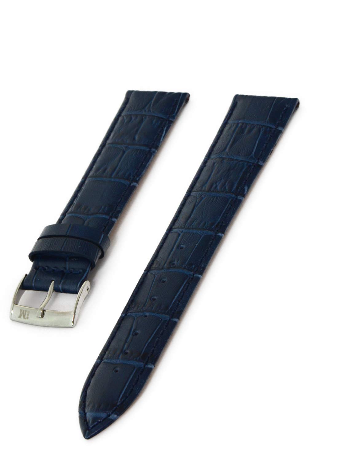 

MORELLATO Calfskin Embossed Watch Band BOLLE XL Extra Long 22mm Dark Blue with Replacement Tool [Authorized Import] Y2269480061022