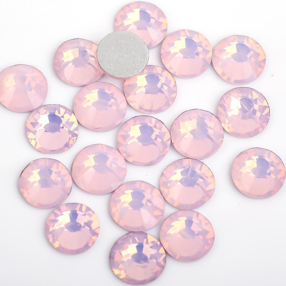 Plattbotten Diamantspik Diamantglas Kristall Rund DIY Klistermärke Diamant Smyckestillbehör