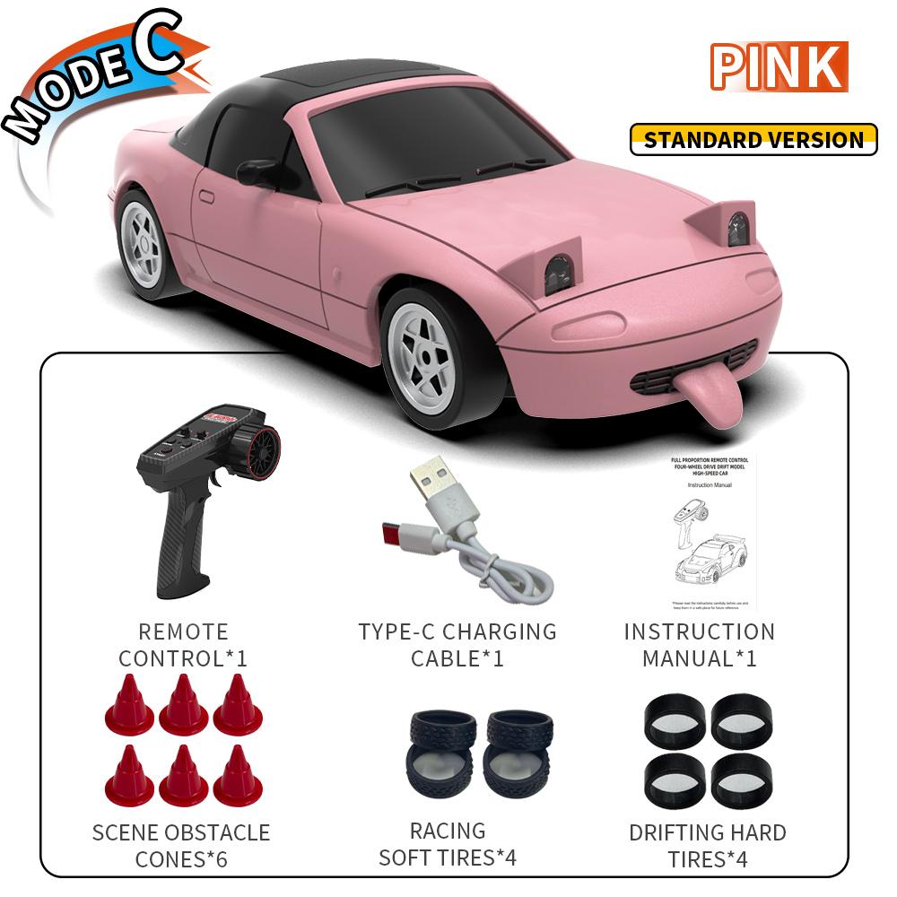 2.4G 1:43 Rc Drift Car With Gyroscope 4Wd Full Proportion Remote Control Car Jjrc C8827 Mini Racing Car Model Boy Toy Gift