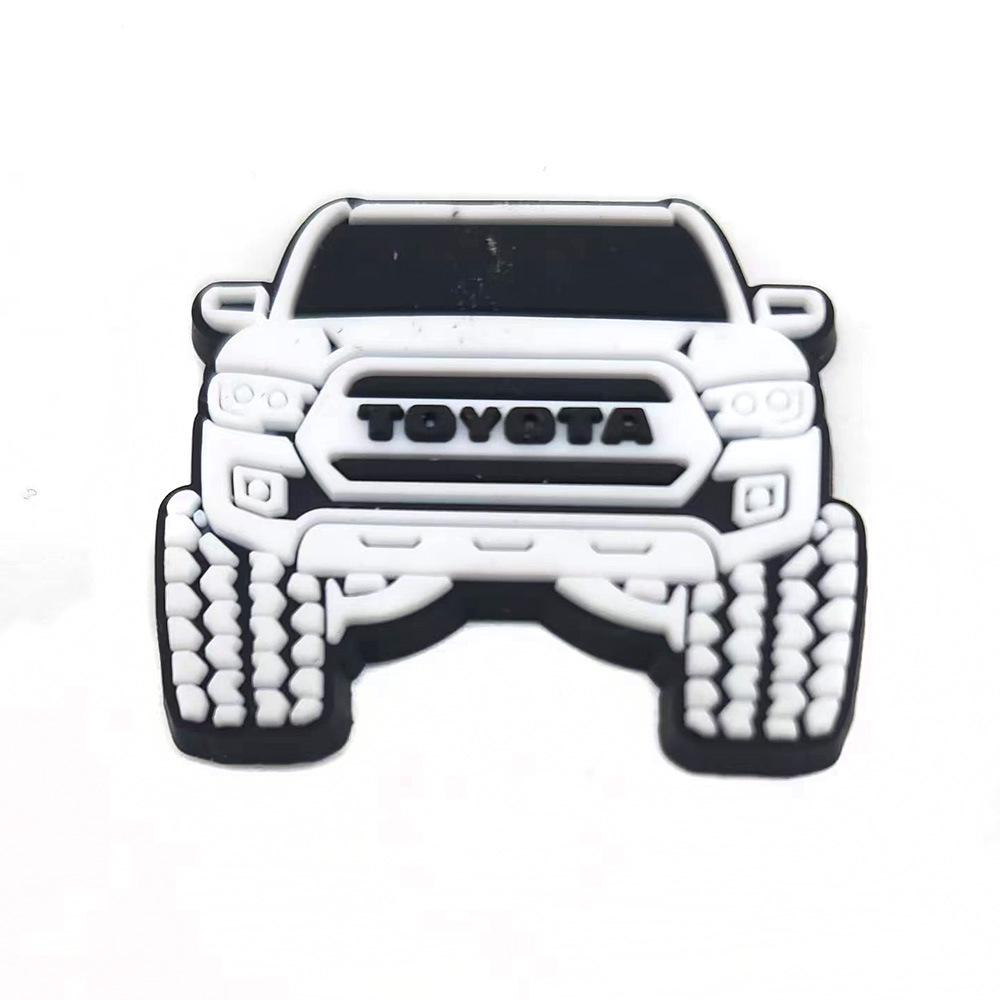 Black & White Halloween Punk Metal Rock Croc Shoe Charms