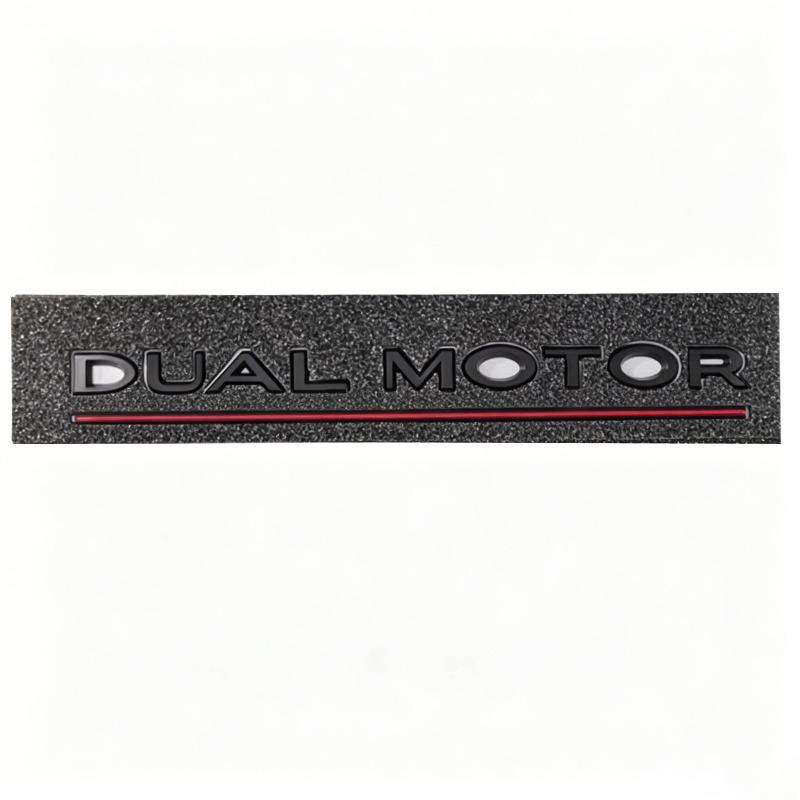 Applicable Model3 Modified Car Sticker Performance Dual Motor Tail Label DUAL MOTOR English Alphabet Car Logo