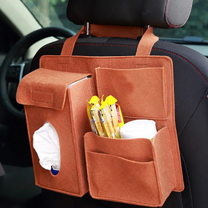 

Зберігання Дорожня вішалка Автомобільний органайзер Multi Creative Car Storage Hanging Bag Back Seat Back Bag for Auto Capacity Pouch Container верблюд