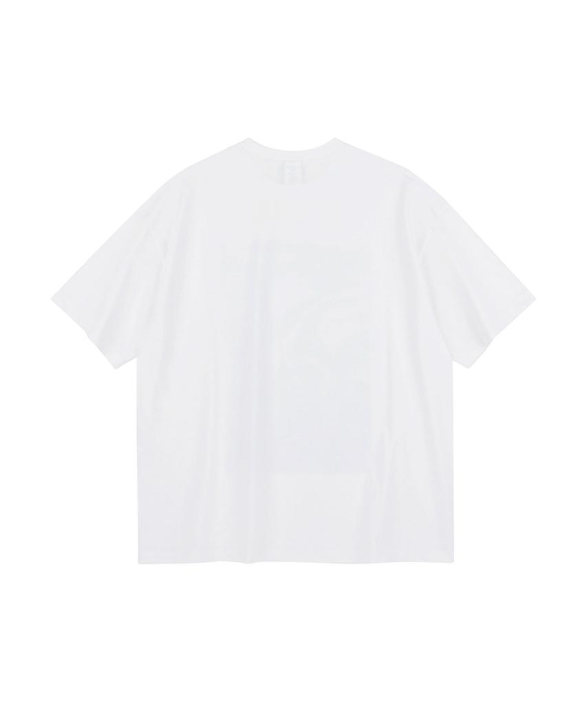 ALTER STUDIO Motion Blur Print T-Shirt_White