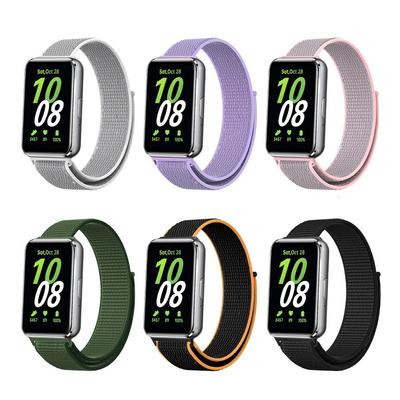 Nylon Loop Strap for Samsung Galaxy Fit 3 Adjustable Elastic Bracelet Watchband for Samsung Galaxy Fit3 Band Accessories