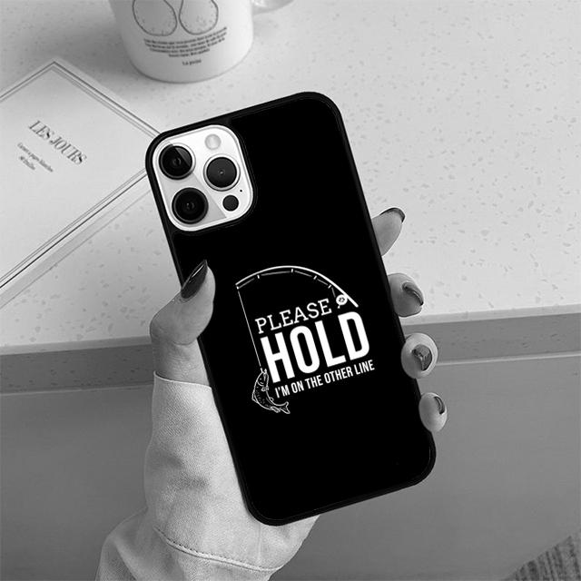 Fishing Quotes Phone Case For iPhone 17 Air 14 15 16 13 12 Cover For Apple 14 15 16 Pro Max 6S Plus Coque