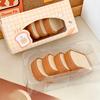 Cute snack-themed eraser set, creative erasers.