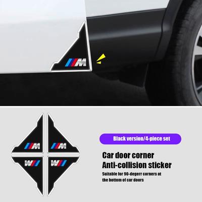 2/4Pcs Silicone Car Door Corner Cover Anti-scratch Stickers For G80 G06 G07 G42 G14 G15 G16 F82 F20 F21 F83 M2 M3 M4 M5 M8