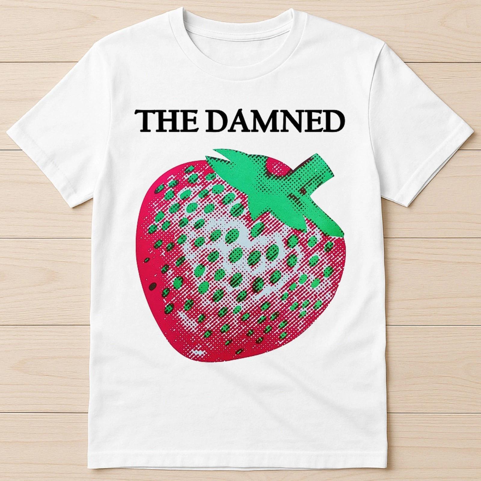 The Damned Strawberries Punk Rock Music Meme Funny Gift Tee T Shirt G2884 L
