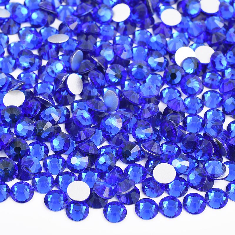 Glitter SS6 SS12 SS16 SS20 Light Rose Flat Back Crystal Stones Applique Non Hotfix Strass Glass Nail Rhinestone for DIY Craft