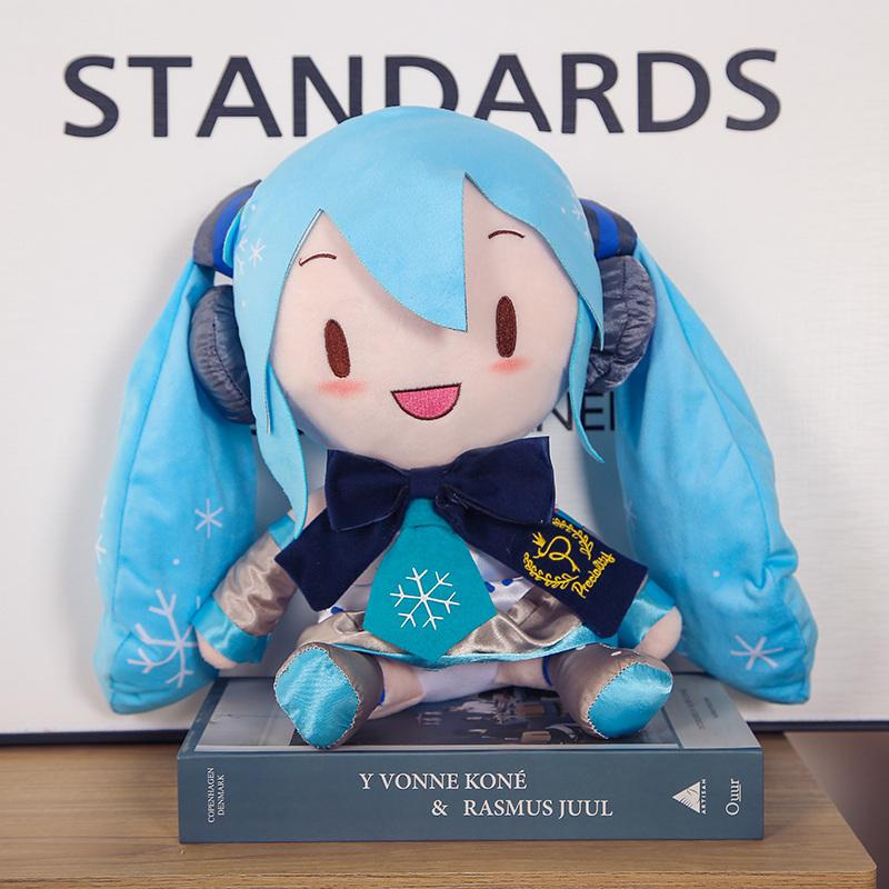32-35cm Kawaii Japanischer Anime Plüschtier Stofftier Hatsune Miku Plüschpuppe Weiches Kissen Zukunfts-Puppe Niedliches Geburtstags-Weihnachtsgeschenk Für Kinder