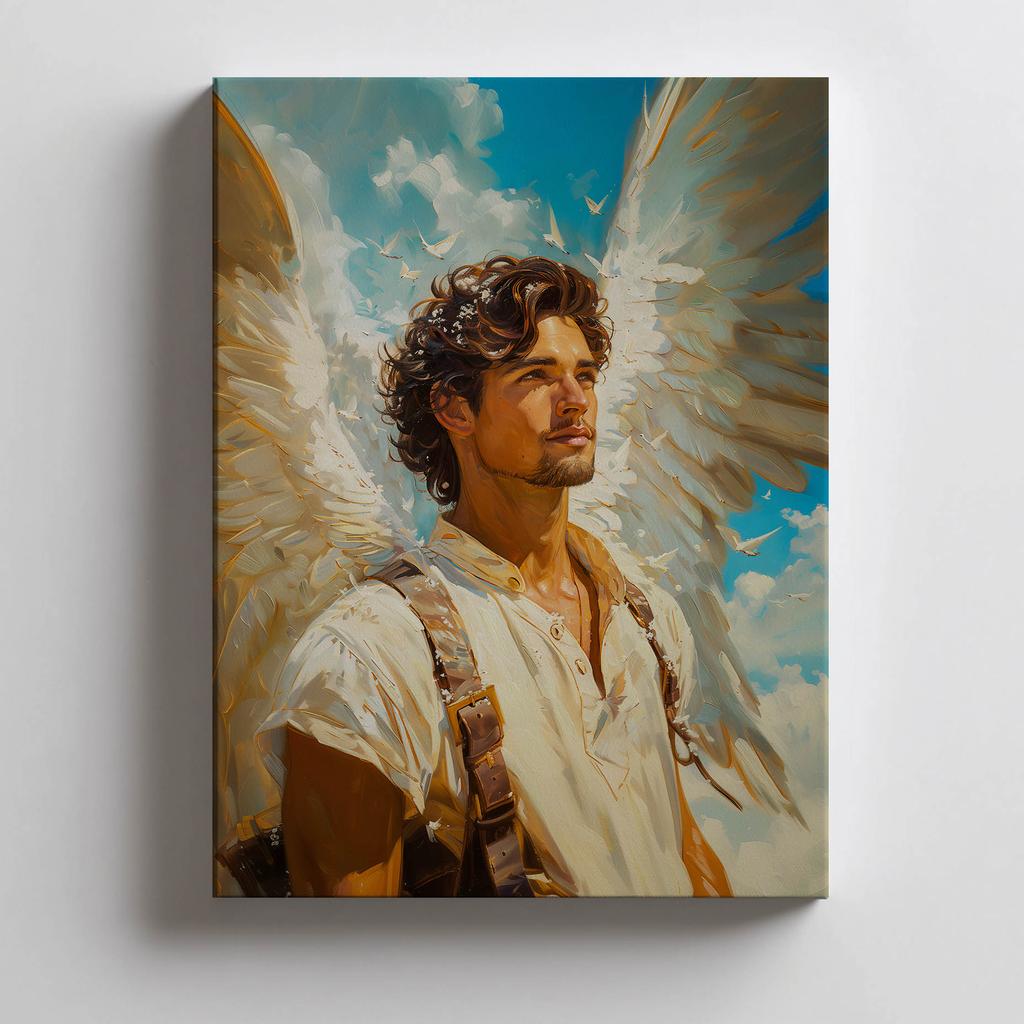 Affisch Lugnt Ängla Leende Affisch Lugnt Ängla Leende, 70X100 Cm, Utan Ram, Matt Papper 230 Gsm