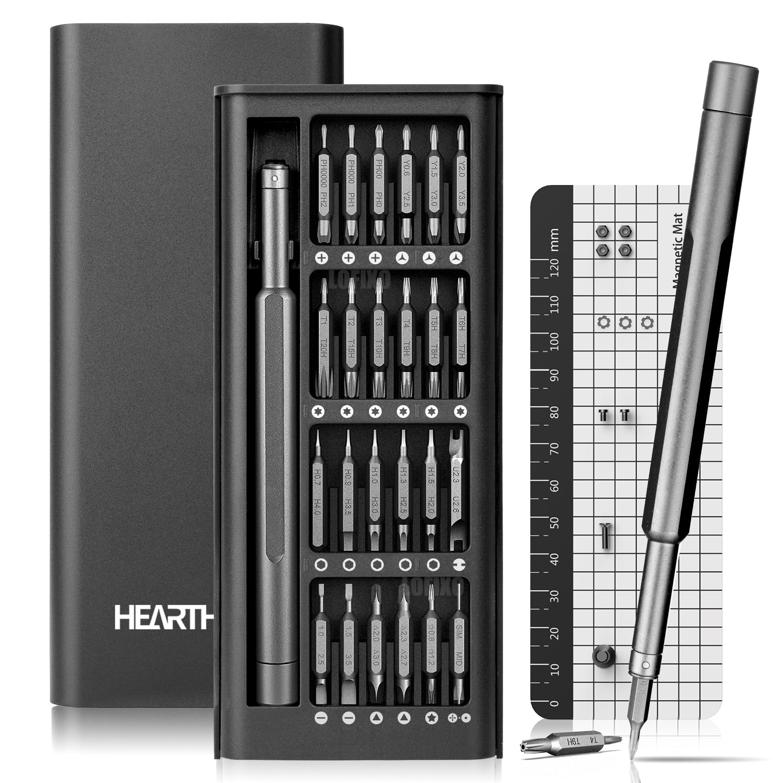 

Screwdriver Precision Screwdriver Set with and Screwdrivers for Switch Repair Replacement Screwdriver for iPhone Mac Tool Full DIY Tool with Magnet