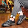2025 New Men's Shoes Spring Sports and Leisure Leather Shoes Soft Sole Non-slip Travel Shoes
