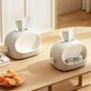 Household Multifu Tissue Holder Ins Style Solid Color Dustproof Cute Ear Tissue Box For Living Room Napkin Dispenser Box Storage