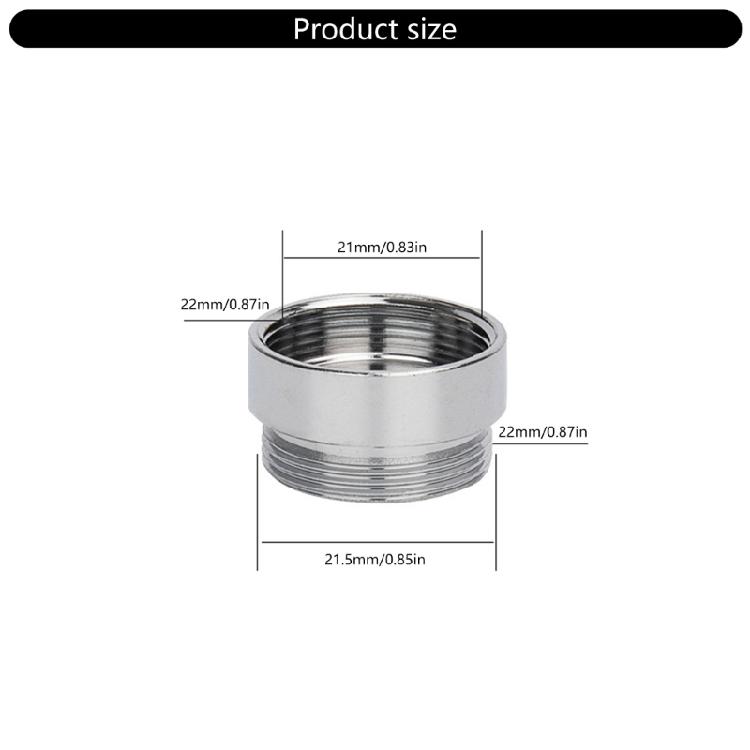 20 Pieces Tap Adapter Set Multipurpose Water Tap Connectors Thread Adapter for Kitchen Faucets and Garden Hose Use
