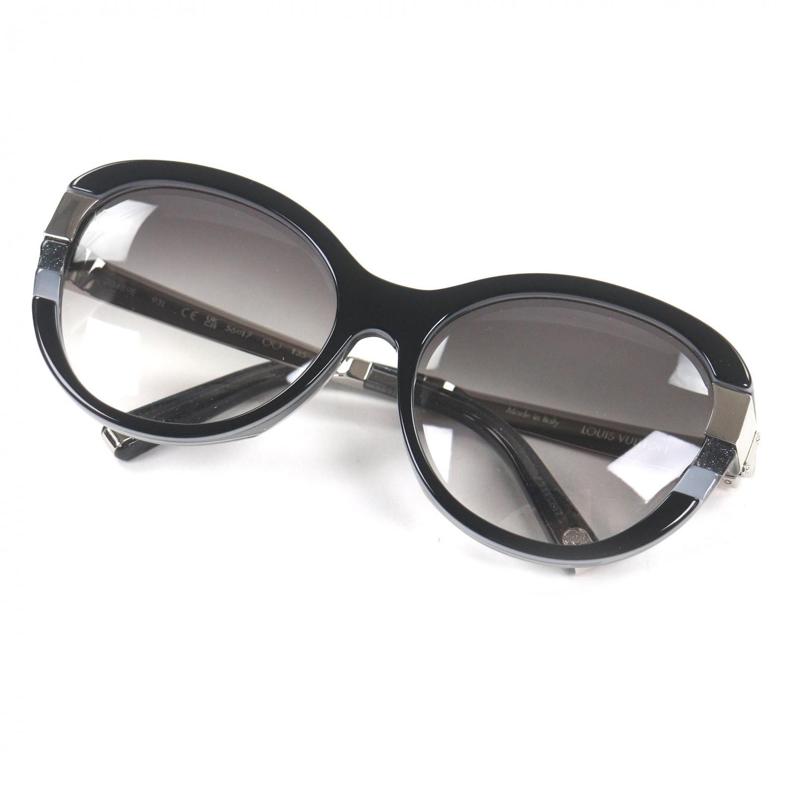 

Great LOUIS VUITTON sunglasses Petite Spson Cateye Glitter black Used